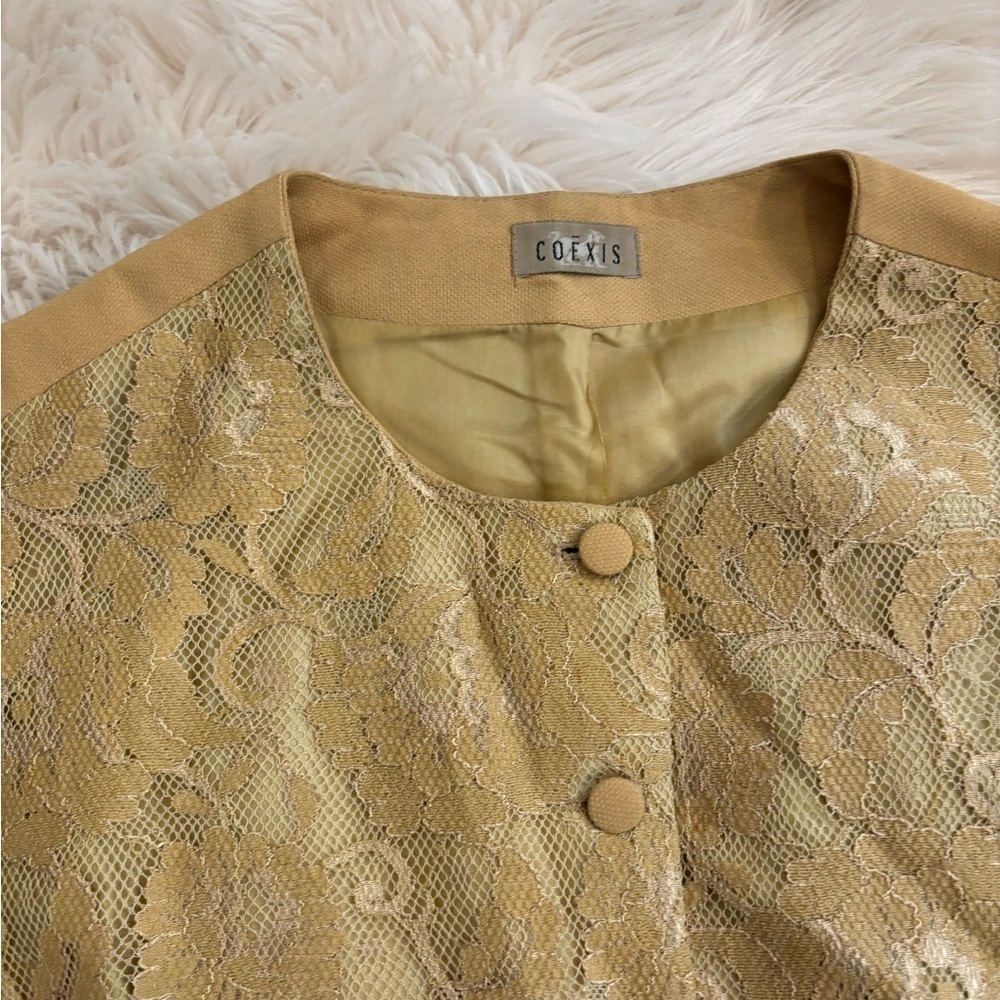 Vintage Made in Italy Vest Lace Size Large - Picture 9 of 12
